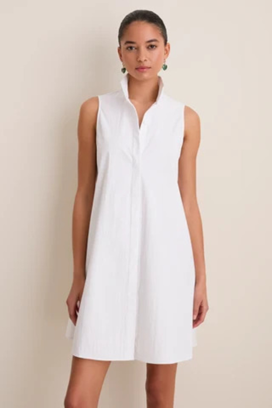 Tuckernuck White Sleeveless Charlie Dress